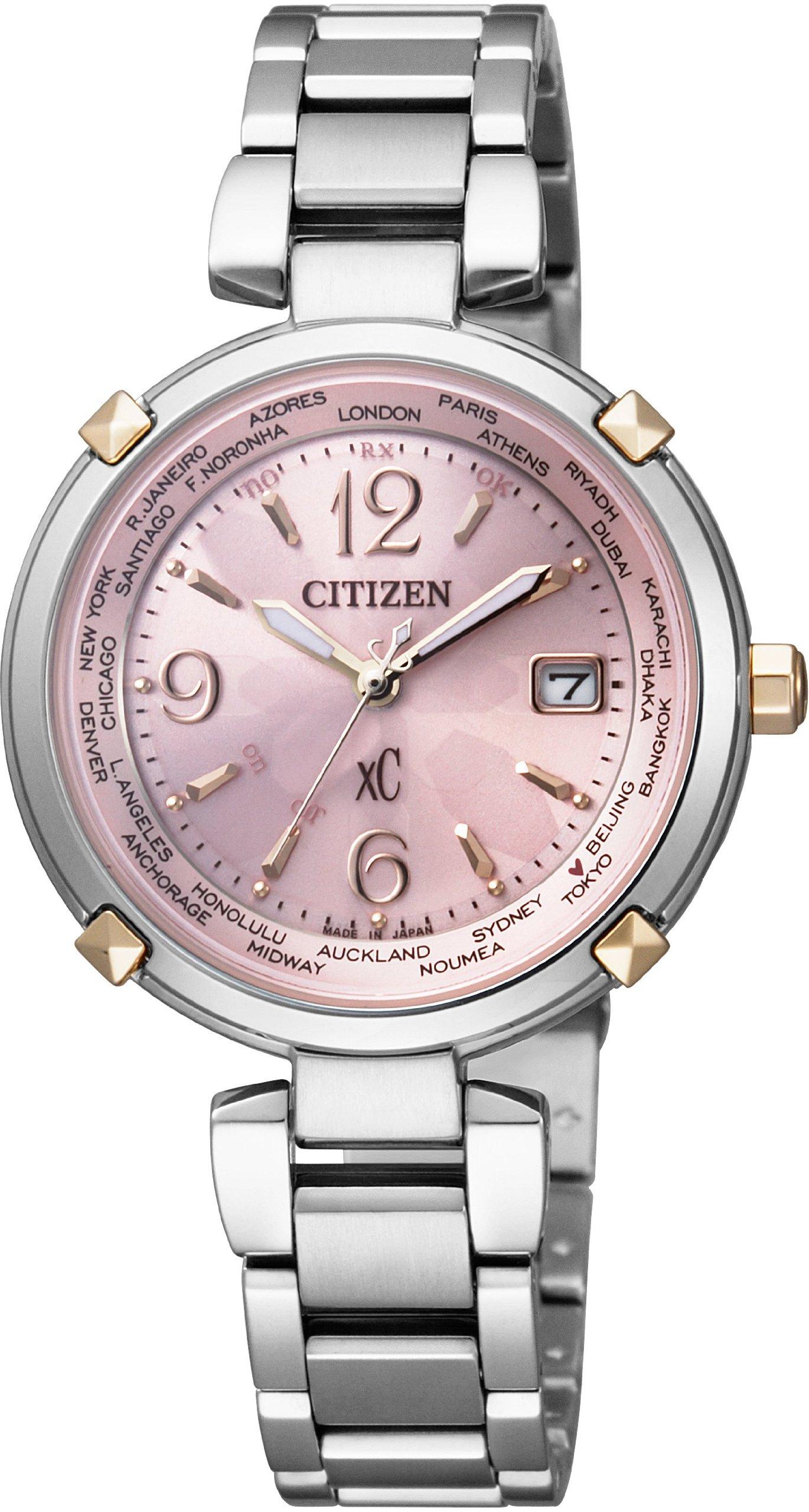 

CITIZEN Watch xC Cross Sea Eco Drive Radio Watch Titania Line Happy Flight Series [Citizen] EC1044-55W Women s