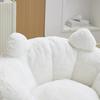 Cat-shaped Beanbag Sofa with Long Tai for Adults, No Installation. Suitable for Living Room, Bedroom, Etc. Relax and Enjoy Life, White