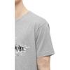 STONE ISLAND Buchstabenprint Rundhals Locker geschnitten Kurzarm T-Shirt Herren Oberteile Grau 78152NS90-V0M64