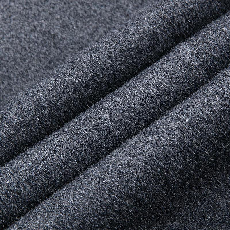 Men's 3-in-1 Wool Blend Overcoat with Detachable Goose Down Liner