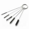 Daytona Motorcycle Carburetor Cleaning Brush Brush Diameter 2.5mm~6.5mm Total Length 100mm Carb Hole Cleaning Brush 5 Size Set 15614