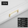 Modern Gold and Black Zinc Alloy Cabinet and Wardrobe Door Handles