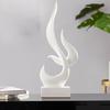 Modern Abstract Statues Sculpture Living Room Flame Shape Figurines Desk Decorations, Bookshelf