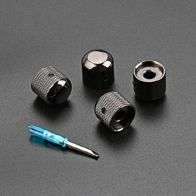 4Pcs Guitar Knobs Volume Tone Control Guitar Knobs Top Hat Knobs 6mm Shaft Hole