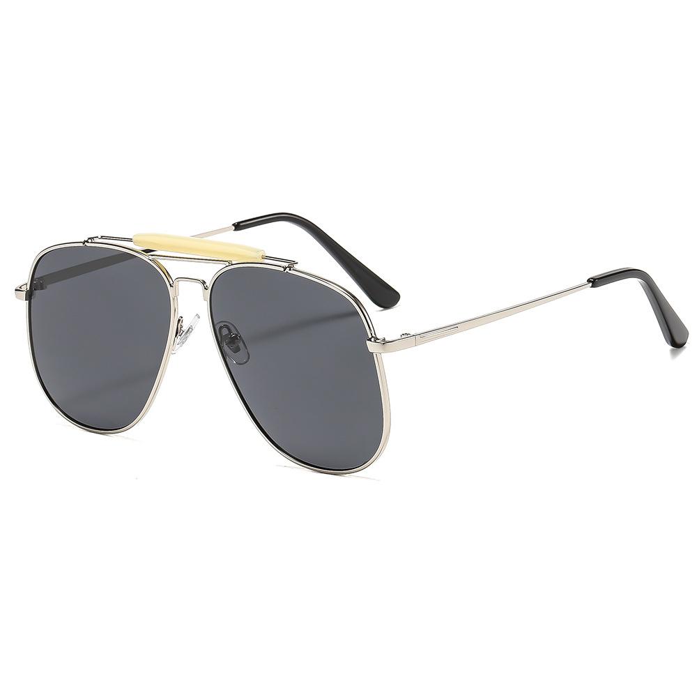 Metal Framed Sunglasses For Women Oversized Goggles Luxurious Sunglasses Retro Trendy Glasses Punk Pilot Sunglasses Outdoor