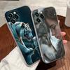 The Wolf Lion Cat Transparent Case For Apple iPhone 17 16 15 14 13 12 11 Pro Max Plus 16E 17Air 17Pro Phone Cover Silicone Funda