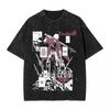 Washed T Shirts DMC Devil May Cry Demon Brothers TShirts Harajuku Streetwear  Cotton Graphic Tops Tops Tees Men Women