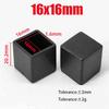 Black PVC Furniture Table Foot Tip Chairs Legs Pad Protector Cover Square/Round Caps Pipe Plug Lid Tube Hole Protection End Cap