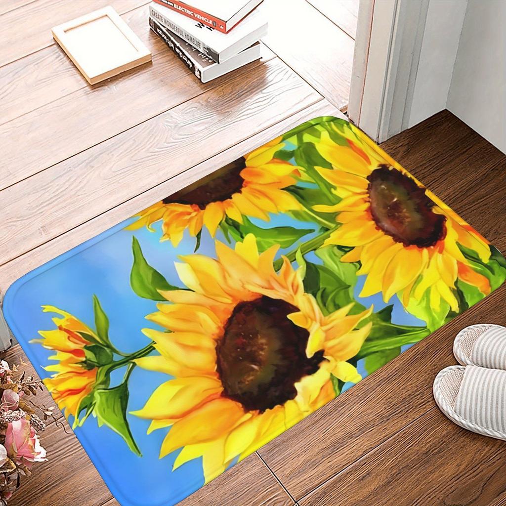 1PC Wild West Cowboy pattern Kitchen Rug Non-Slip Door Mat Pop design Bathroom Rug Bath Mat Carpet for Home Sink Laundry Decor