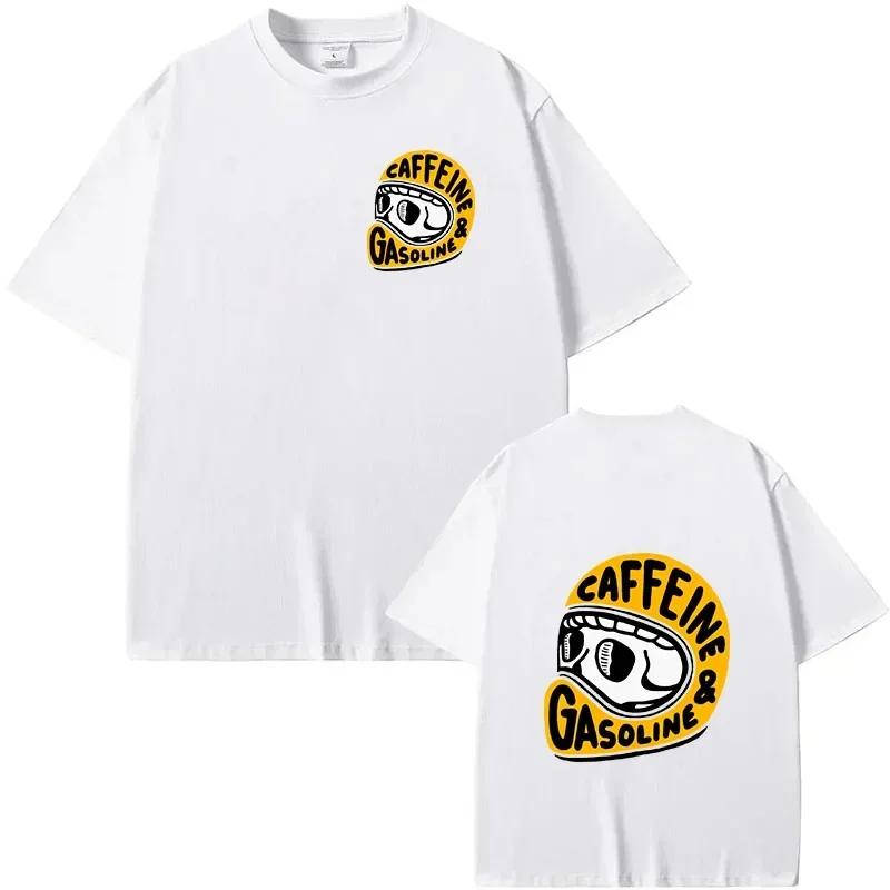 2026 Men Cotton Fashion Short Sleeve Mens Tshirt Gothic Harajuku Biker Skull Graphic Tee Tops Dark Punk Skulls Retro TShirt