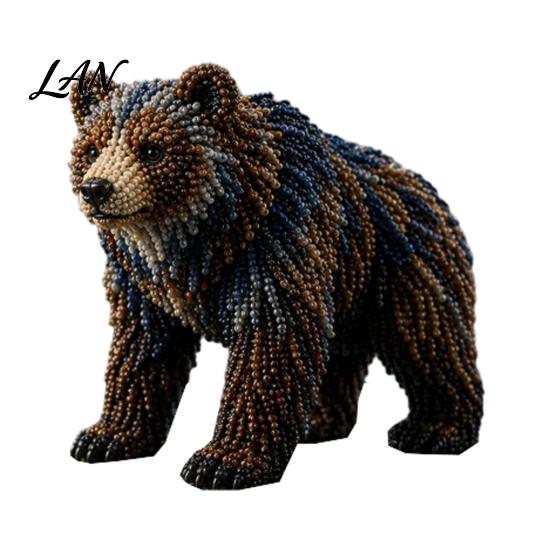 Kit di perline per animali Kit per creare, Disegni carini con stelle e luna, Kit fai-da-te con perline luna e stelle per principianti, Adulti Decorazione per la casa Set regalo fatto a mano