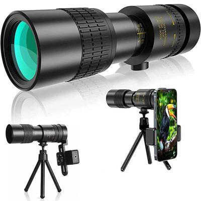 Wellvie Classy BAK4 Prism Monocular Telescope Lens Zoom Type Shockproof Lightweight with Tripod High Magnification FMC Waterproof Compact Beginner