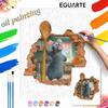 Ratatouille Remy Oil Painting Digital Painting Art Kit Handmade Diy Gifts Home Decorations