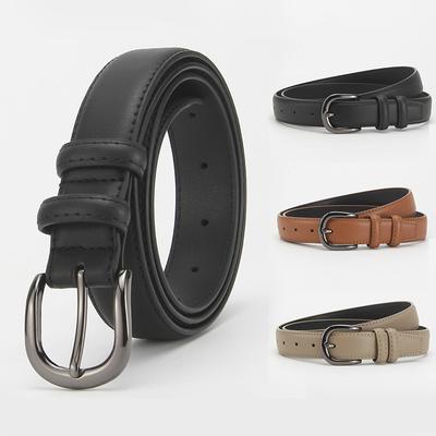Women's Genuine Leather Belt Cowhide Belt Women's Versatile Decoration Business Casual Simple Fashion Belt
