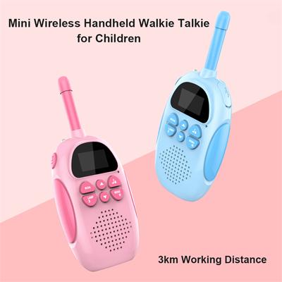 2 stücke Schöne Walkie Talkie 22 Kanäle 2 Weg Sprechen Eltern-Kind Interaktive Drahtlose Radio mit Lanyard