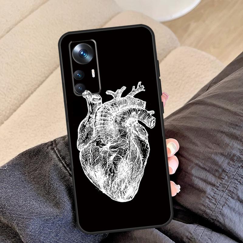 Human Heart Anatomy For Xiaomi POCO C65 F5 X5 X4 X3 Pro F3 F4 M5s Mi 14 13 Pro 11T 12T 13T 12 Lite Phone Case