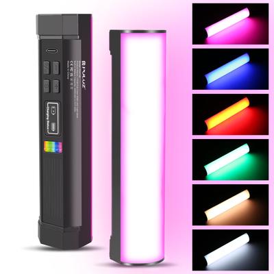 PULUZ 17cm LED Stick Light, Video Light, Photography Light, Portable Type-C Rechargeable, 2500K-9000K Full Color Dimmable, Magnet Included, Lightweigh