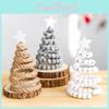 Handcrafted Wooden Christmas Tree Desktop Decor Stylish Holiday Accent For Christmas Celebrations