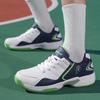 Professional Men Women Leather Badminton Shoes Couple Anti-Slip Training Sneaker Lightweight Tennis Shoes Volleyball Sport Shoes