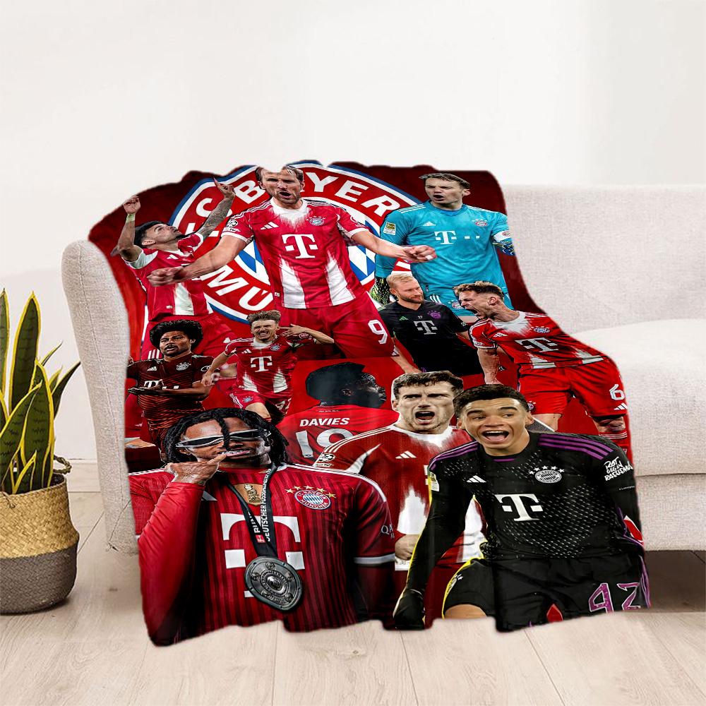 Bayern Munich Blanket Soft & Cozy Suitable for Bed Picnics Couch for All Occasions Stylish Decor Birthday Christmas Gift Blanket