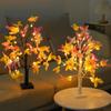 Birch Tree Silver Colorful Butterfly Tree Lights Christmas Decoration Supplies