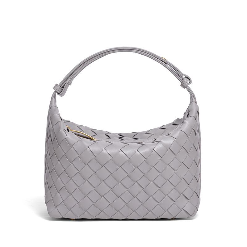 New Fashion Casual Hand Carry Women'S Bag, Hand-Woven Lunch Box Bag, Simple Premium Shoulder Armpit Bag
