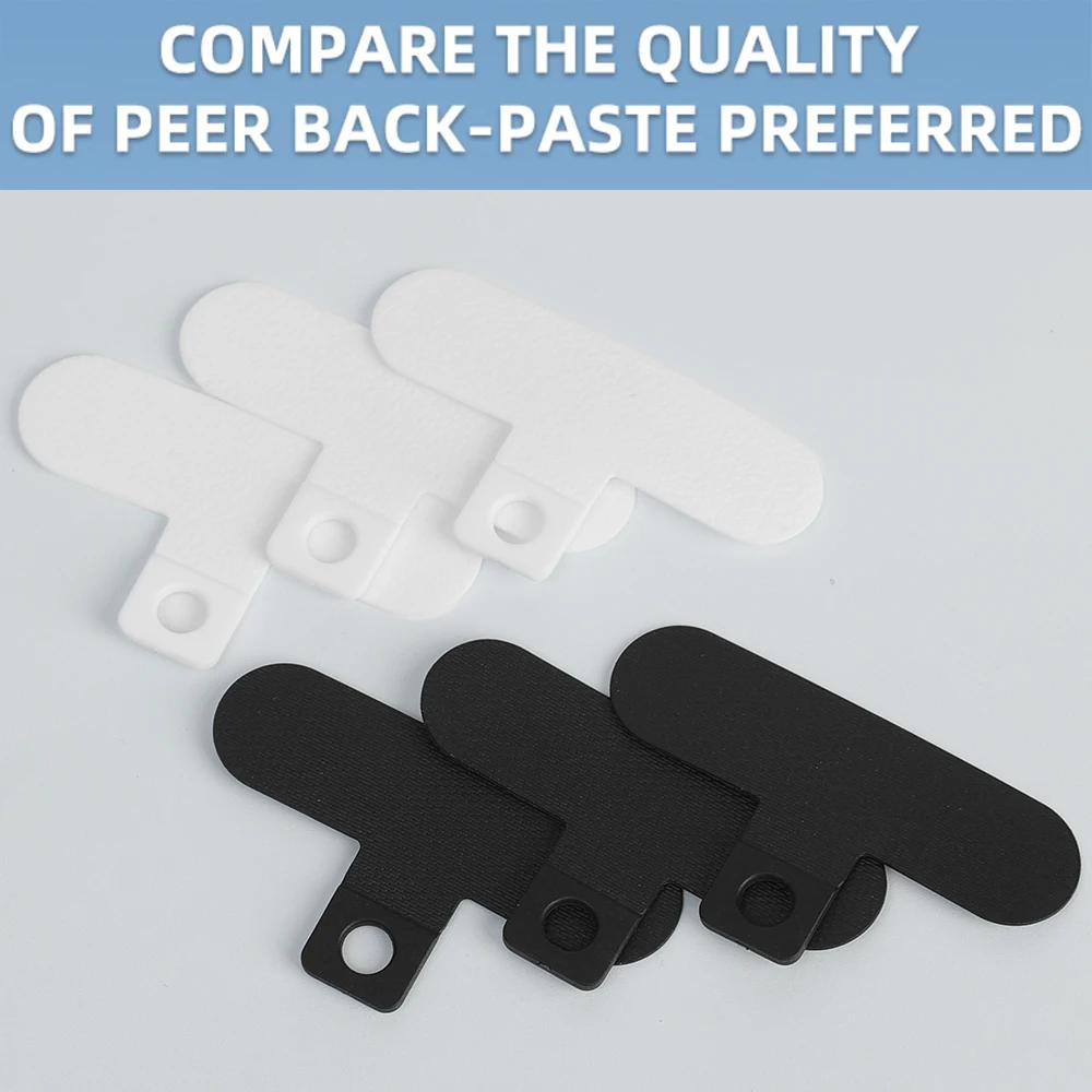 1-10PCS Sturdy TPU Cellphone Lanyard Gasket Pads Universal Flexible Phone Replacement Part Hanging Strap Patches Cord Clip