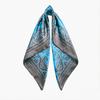 90cm Trendy Paisley Silk-Style Headscarf for Women - European American Design