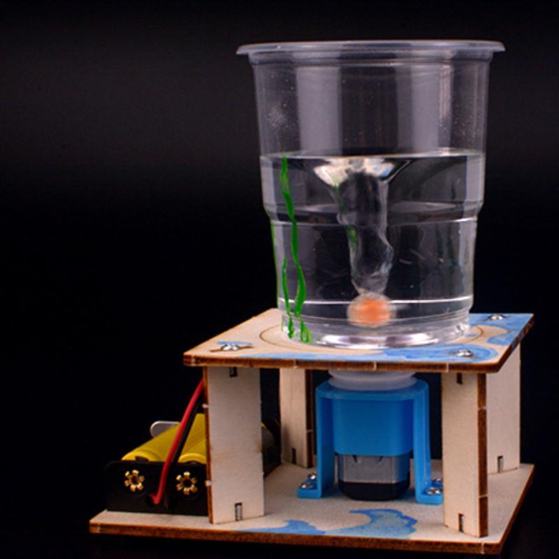 1 Set Primary School Children'S Fun Toys Physics Electric Water Science Toy Tornado Handmade Class Teaching Aids