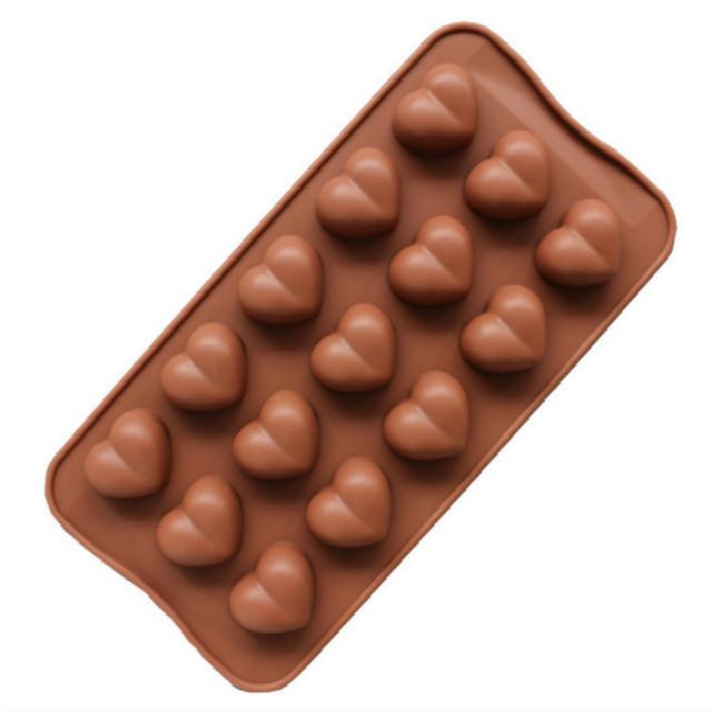 

3D-форма для шоколаду Силіконові форми для шоколадних цукерок для випічки з антипригарним покриттям желейний пудинг Форма для цукрових виробів DIY Кухонний посуд для випічки