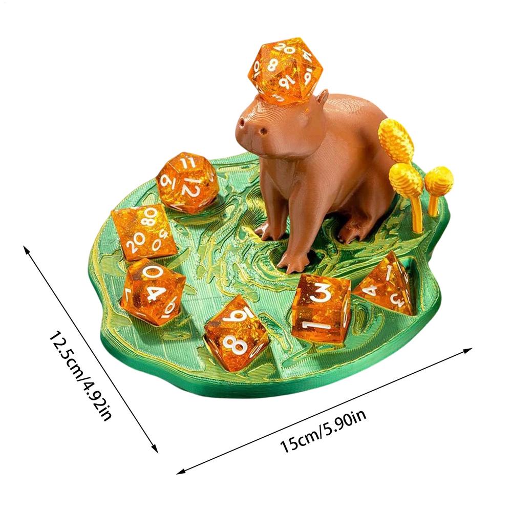 Dice Holder Tray Funny Dice Stand 3D Printed Funny Dice Tray Animal Dice Storage Accessories Decorative Desk Organizer For Game