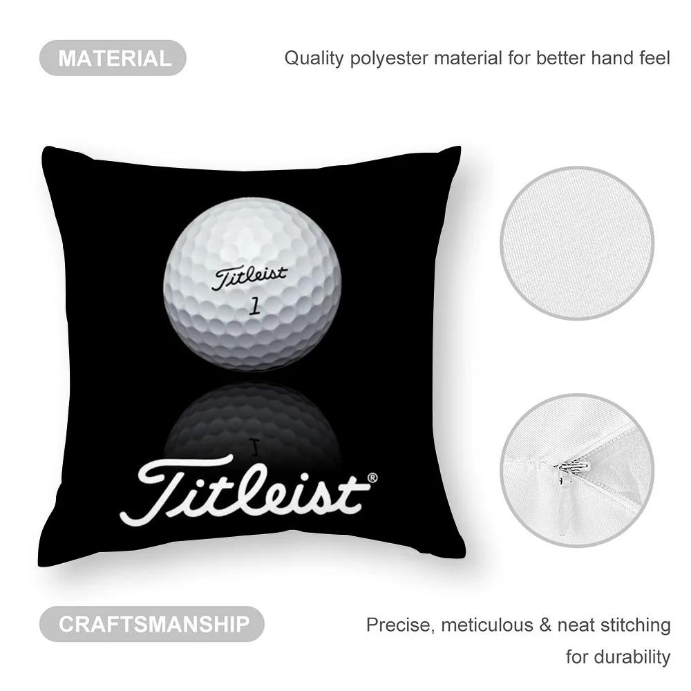 Golf Sports T-Titleists Pillow Case Plush Fabric Soft Double Sided Print Sofa Cushion Cover Throw Pillow Covers