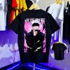 American Retro Anime Jujutsu Kaisen Gojo Satoru Summer New Retro Fashion Men and Women Streetwear