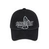 BUBBLPIECE Bubblpiece butterfly ball cap_BLACK