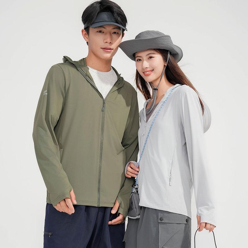 Upf10 + Ice Silk Sunscreen Clothing Women's 1011 New Summer Light and Thin Sunscreen Clothing Men's UV-proof Breathable Jacket