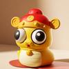 Novelty Doll Burst Eye Snake Keychain Simulation Snake Squeeze Ball Toys Keyring  Children's Gifts