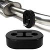4Pcs Exhaust Pipe Hanger Rubber Exhaust Mount Bracket Shock Absorbent Heavy Duty Exhaust Insulator Universal Car Vehicle Exhaust