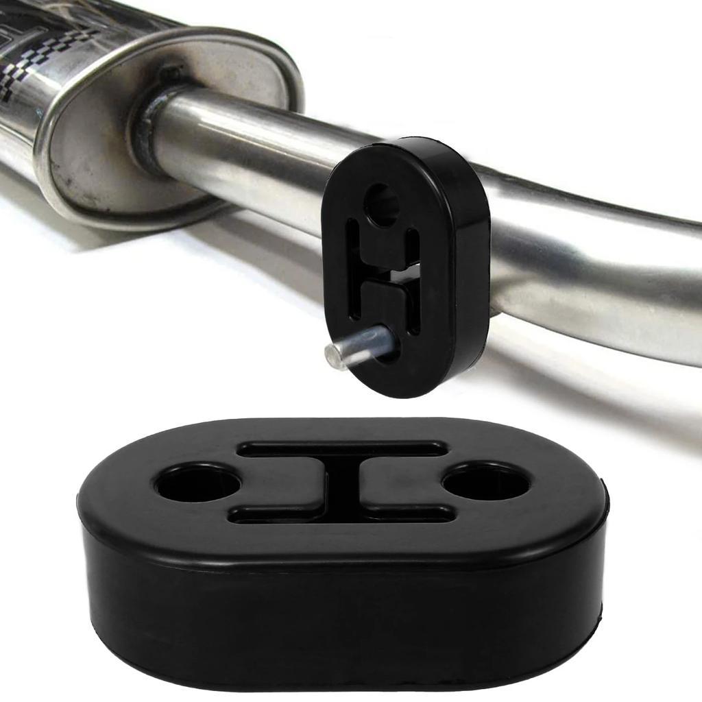 4Pcs Exhaust Pipe Hanger Rubber Exhaust Mount Bracket Shock Absorbent Heavy Duty Exhaust Insulator Universal Car Vehicle Exhaust