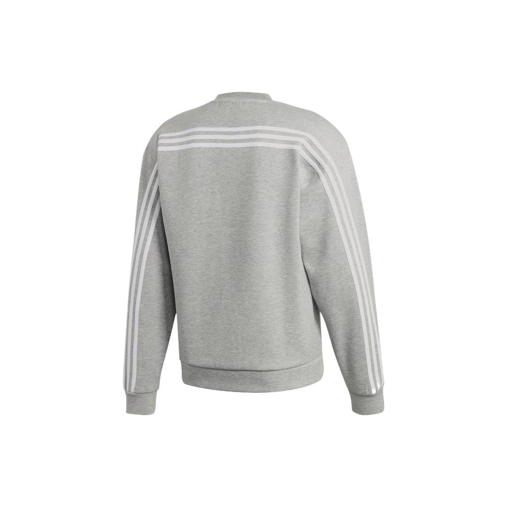 New Adidas Sweatshirts Men Medium Heather Gray EB5279