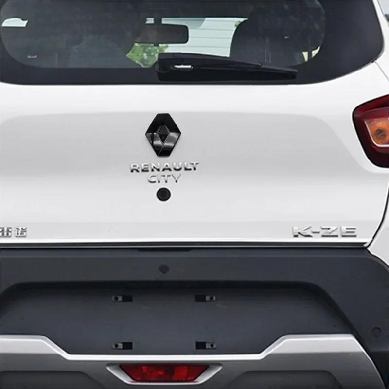 2026 Hot For Renault Hub Caps For Renault Megane 2 3 4 Twingo Clio Talisman Captur Sandero Car Front Grille Emblem Rear trunk Lo