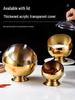 Stainless Steel Gilded Seasoning Bowl with Base