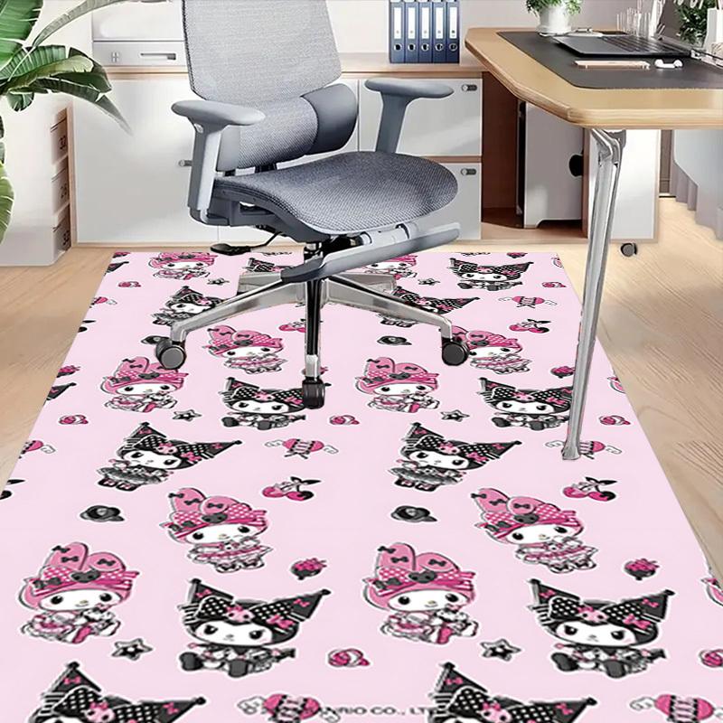 1pc Hello Kitty wallpaper Carpet Anti Slip Polyester Floor Mat for office,Bedroom