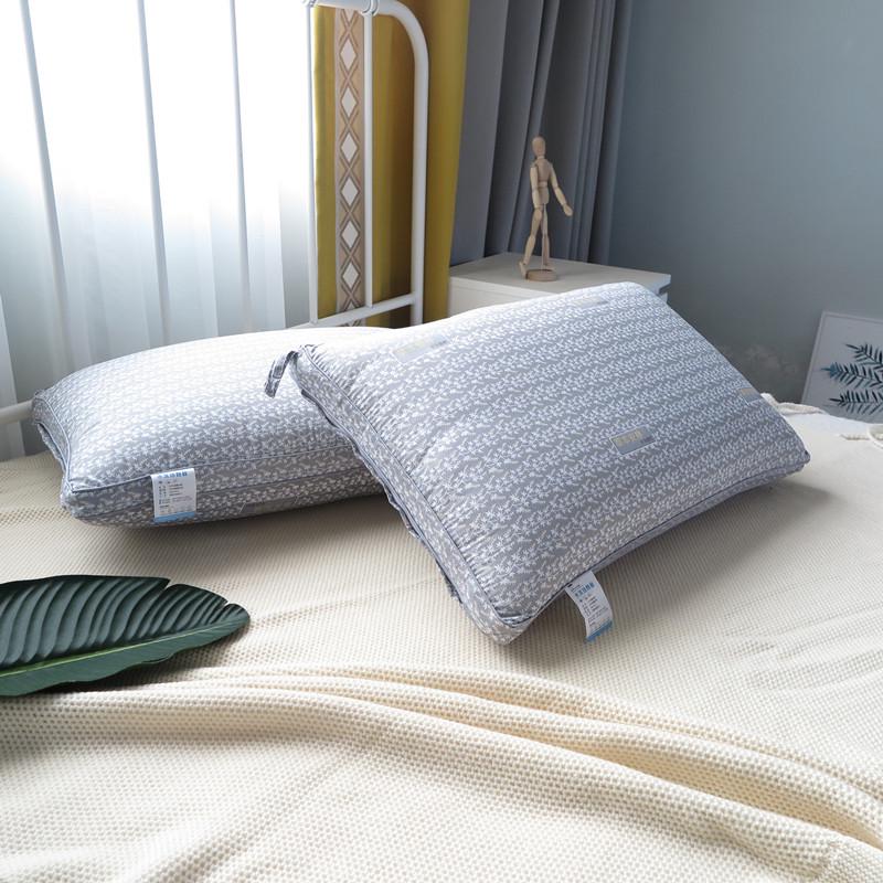 3D Rectangular Fiber High Pillow for Adults – Non-Deforming, Non-Collapsing, Neck Support 48*74cm