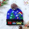 Christmas Themed Light Up Beanie with LED Lights Xmas Gift for Kids Adult