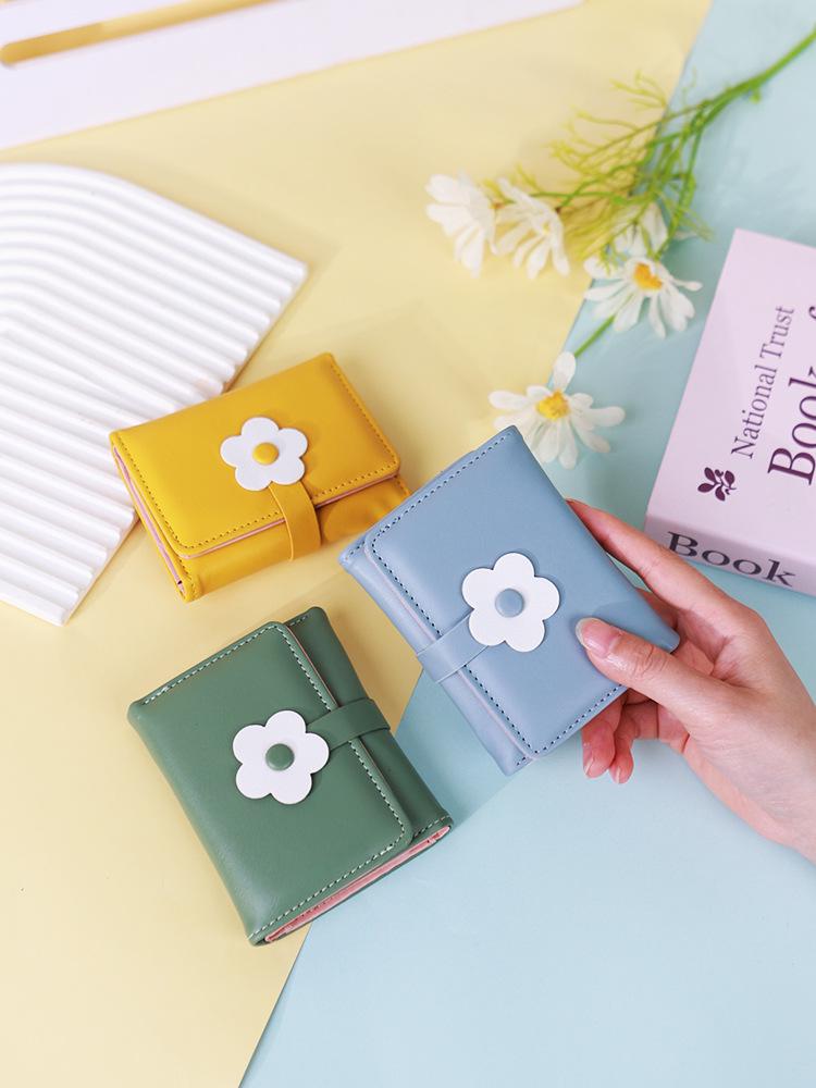 2025 Floral Tri-fold Ladies Wallet with Multi-Card Slots