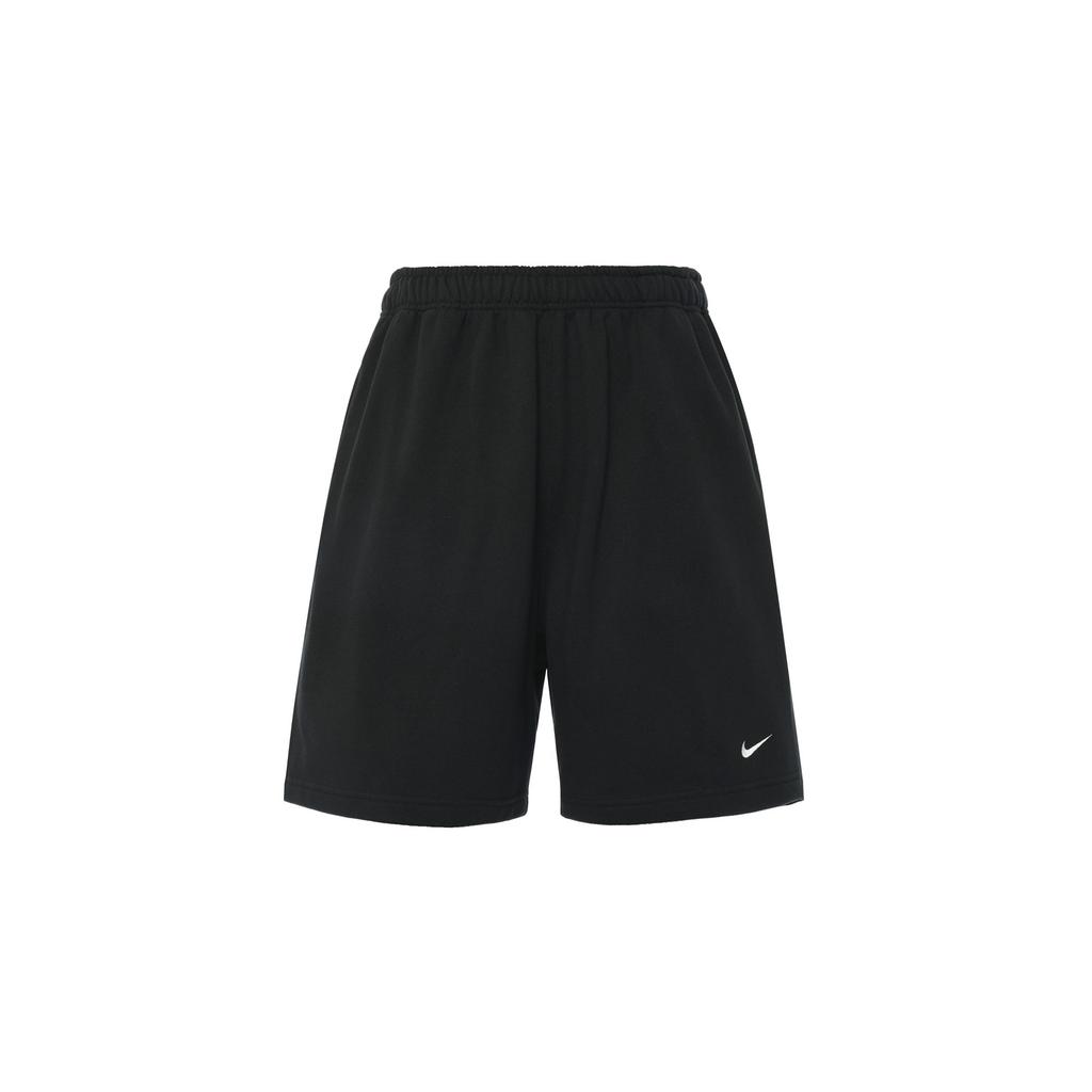Nike Pantaloncini Casual Solo Swoosh da Uomo Neri DX0818-010