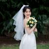 Soft Tulle Bridal Veil Four-layer Bride Head Gauze New Wedding Veils  Bride Accessories