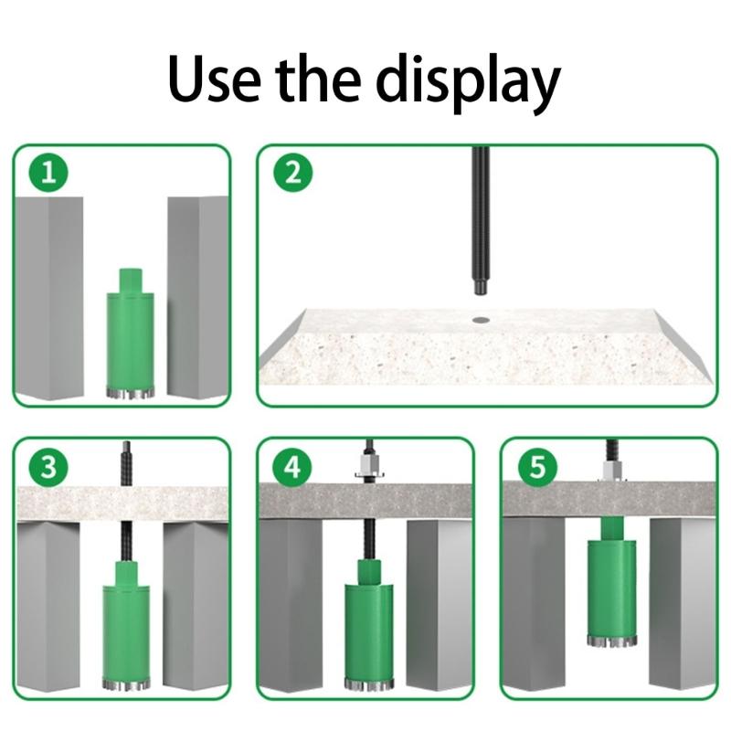 Estrattore Portatile per Punte da Trapano Non Danneggia la Punta dello Strumento Hardware Macchina di Estrazione per Punte da Trapano in Calcestruzzo Multifunzionale