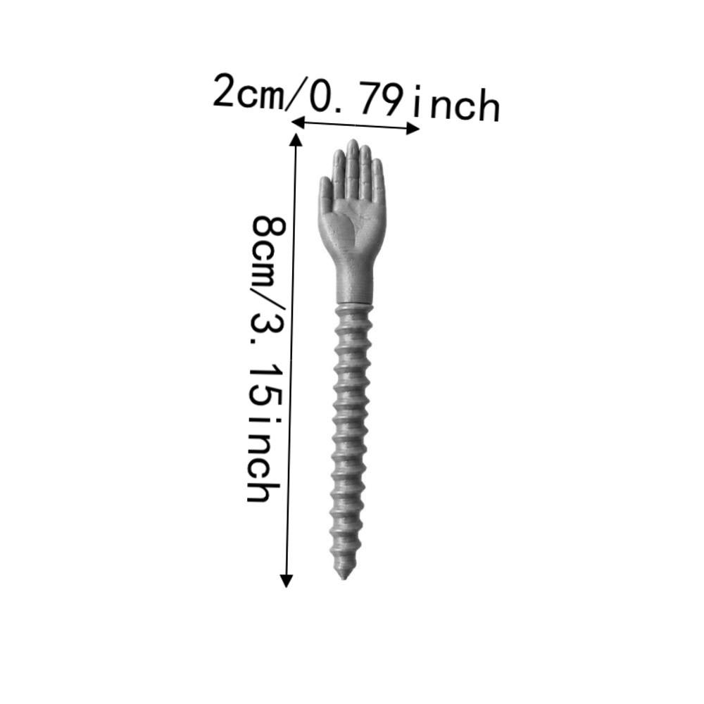 3D-gedruckter Handform-Schraubhaken Realistischer Wandhalter Schlüsselhalter Einzigartiger Schlüsselaufhänger Eingangsbereich