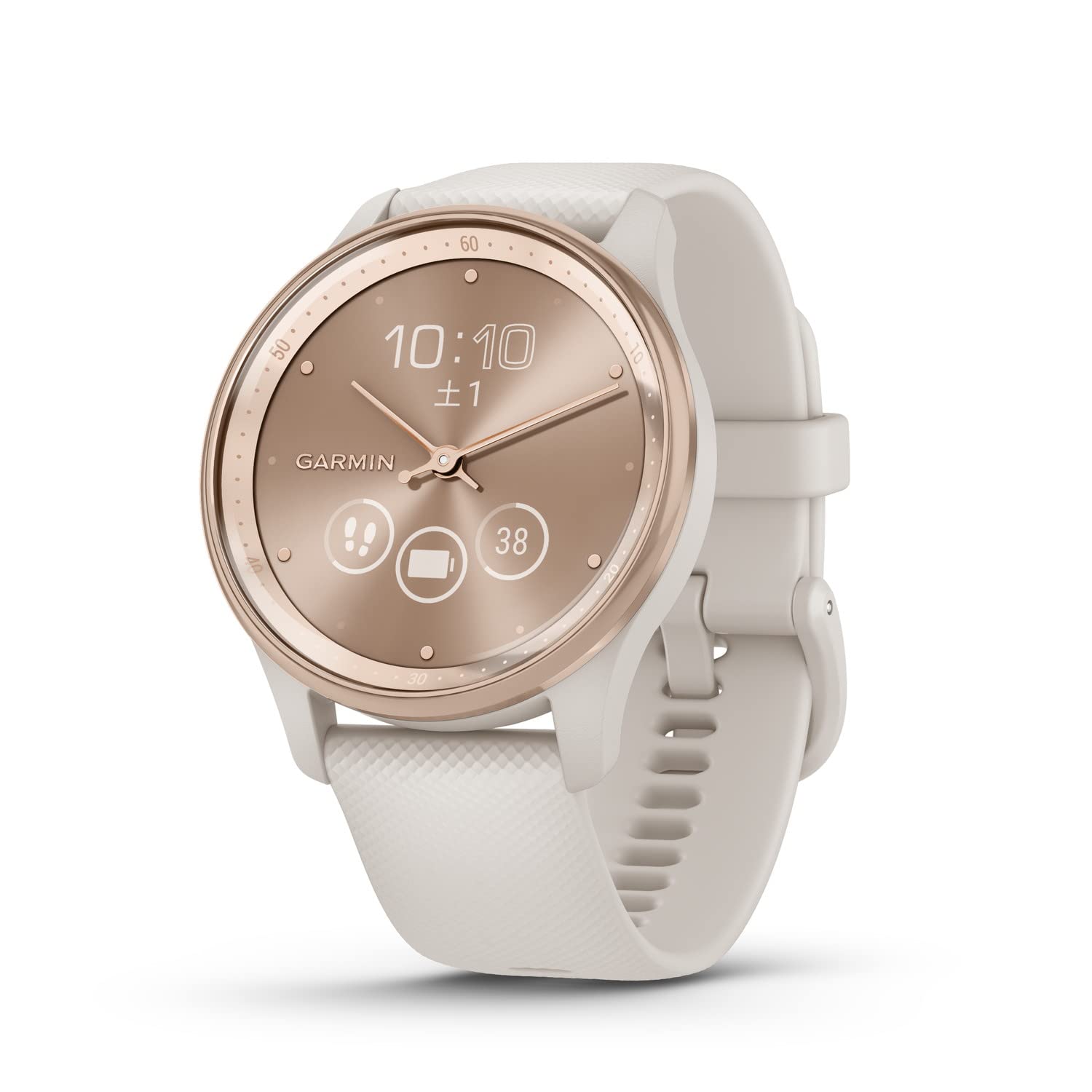 

Garmin vivomove Trend Gold оригінальний (GARMIN) Слонова кістка/персик [японський продукт]